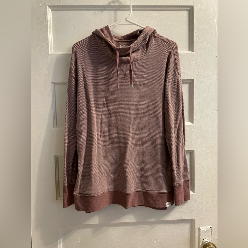 Purple Waffle Hoodie Pullover